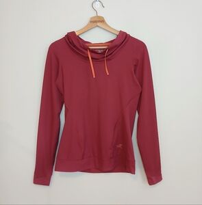 Arc'teryx Verana Long Sleeve Cowl Neck Pullover Red Size XS
